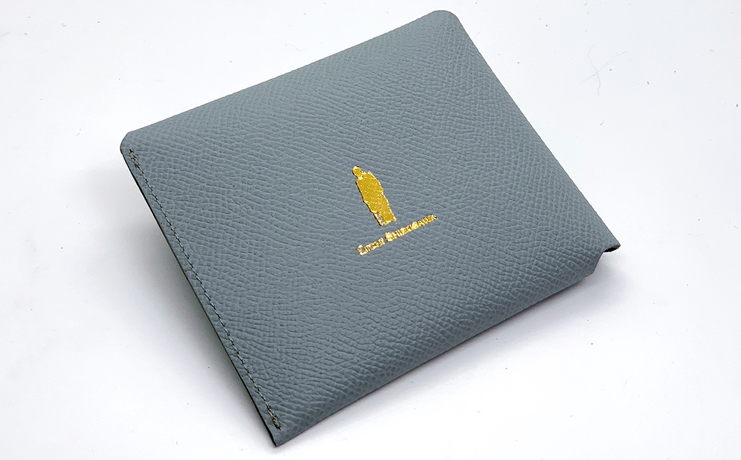 
                  渋沢栄一翁 コンパクト財布 （ ライトグレー ） コンパクト フランス革 財布 小物 牛革 革 革製品 収納 収納品
                