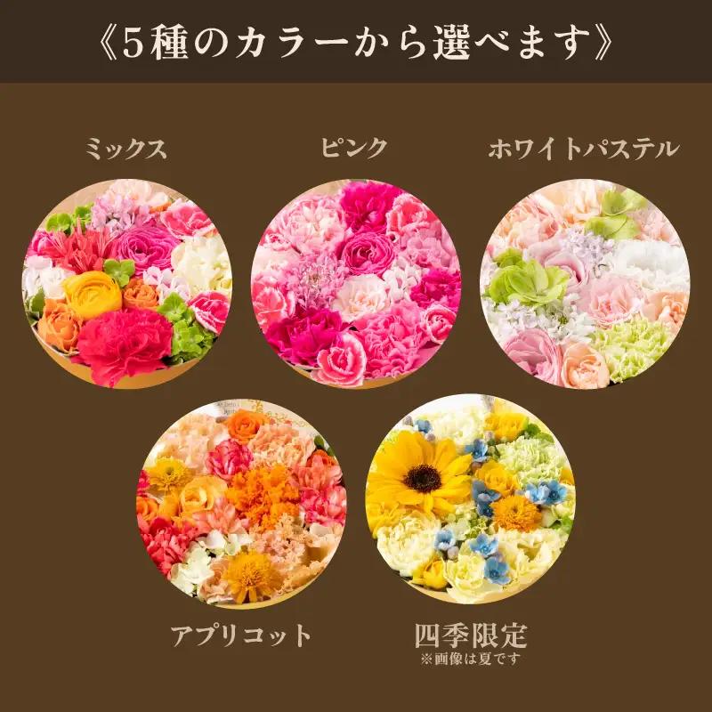 花屋がつくったフラワーケーキ L（ミックス） [aw062-c005_01]