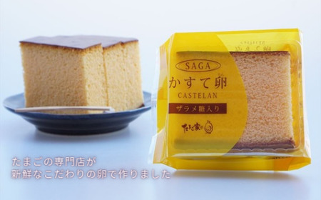  たまご専門店☆たまご家のカステラ「かすて卵」10個入り カステラ 専門店 お菓子 スイーツ デザート ザラメ佐賀県 太良町 N249