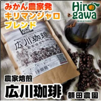 ふるさと納税 広川町 広川珈琲【豆】1000g 小分けパック ( ジッパー付 ) nuk108-mame-500