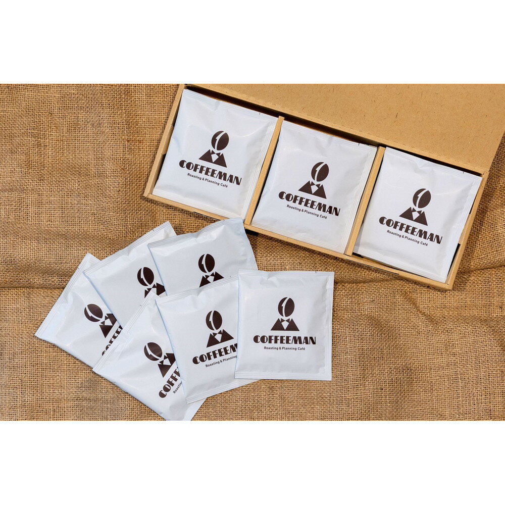 【ふるさと納税】【福岡市COFFEEMAN】6.4Blendドリップバッグ(10g)×18個入