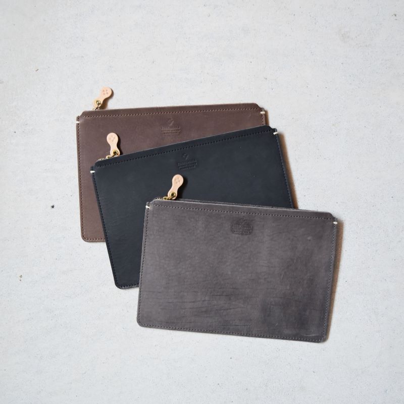 【ふるさと納税】Teha’amana Square pouch S テハマナ スクエアポーチ S スモーク (カラーをお選び下さい) 革 皮 雑貨 おしゃれ レザー 本革 こだわりの逸品 地域特産品 ギフト 自分用 人気 おすすめ