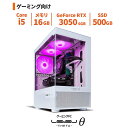 【ふるさと納税】パソコン工房 ピラーレスゲーミングPC Core i5/RTX 3050(S) サクラ 新品 Windows 11 メモリ 16GB ストレージ 500GB M27M-144F-LAX-SAKURAFN