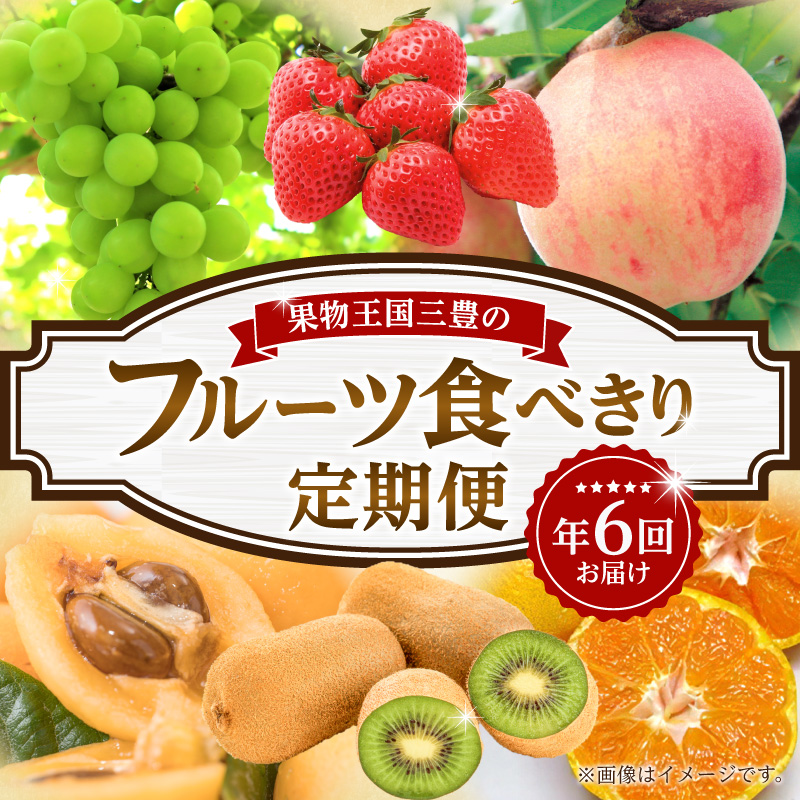 三豊市のフルーツ定期便年間6回