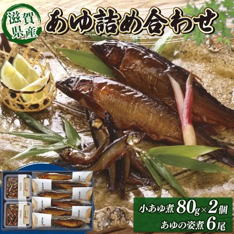 ＜あゆの店きむら＞ 滋賀県産 あゆ詰合せ AK8 (小あゆ煮80g×2・あゆの姿煮×6尾)