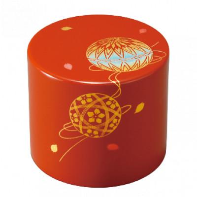 ふるさと納税 海南市 紀州漆器 漆芸 蒔絵 文鎮 丸 朱 手まり