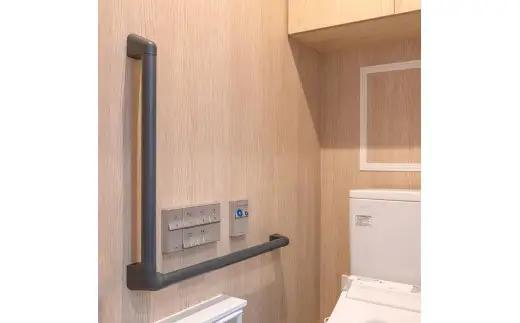 住宅向け手すりソフトハンドP-34V／L-7060／#04ソフトブラック (171388-40040100-sbk)