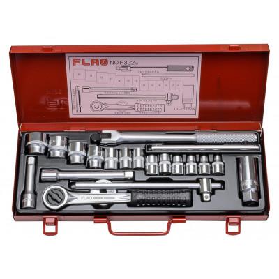 ふるさと納税 東大阪市 ソケットレンチセット F322M-F　　　差込角3/8inch(9.5mm)