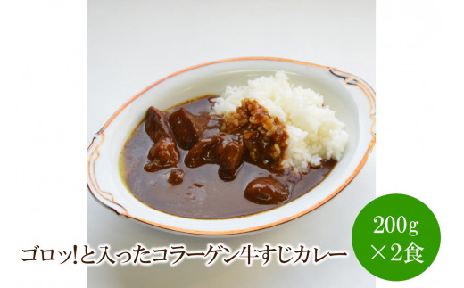 ゴロッ!と入ったコラーゲン牛すじカレー2食【001-0312】