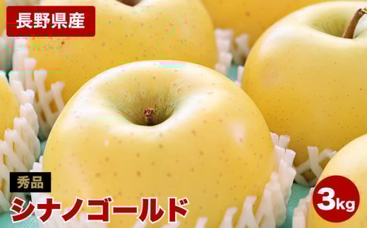 ジューシーな黄金色りんご(シナノゴールド) 約3kg 秀品〈2025年10月下旬～11月末発送〉| 果物 くだもの フルーツ りんご 林檎 リンゴ 黄金色りんご シナノゴールド 長野県 信州 南信州 飯田市