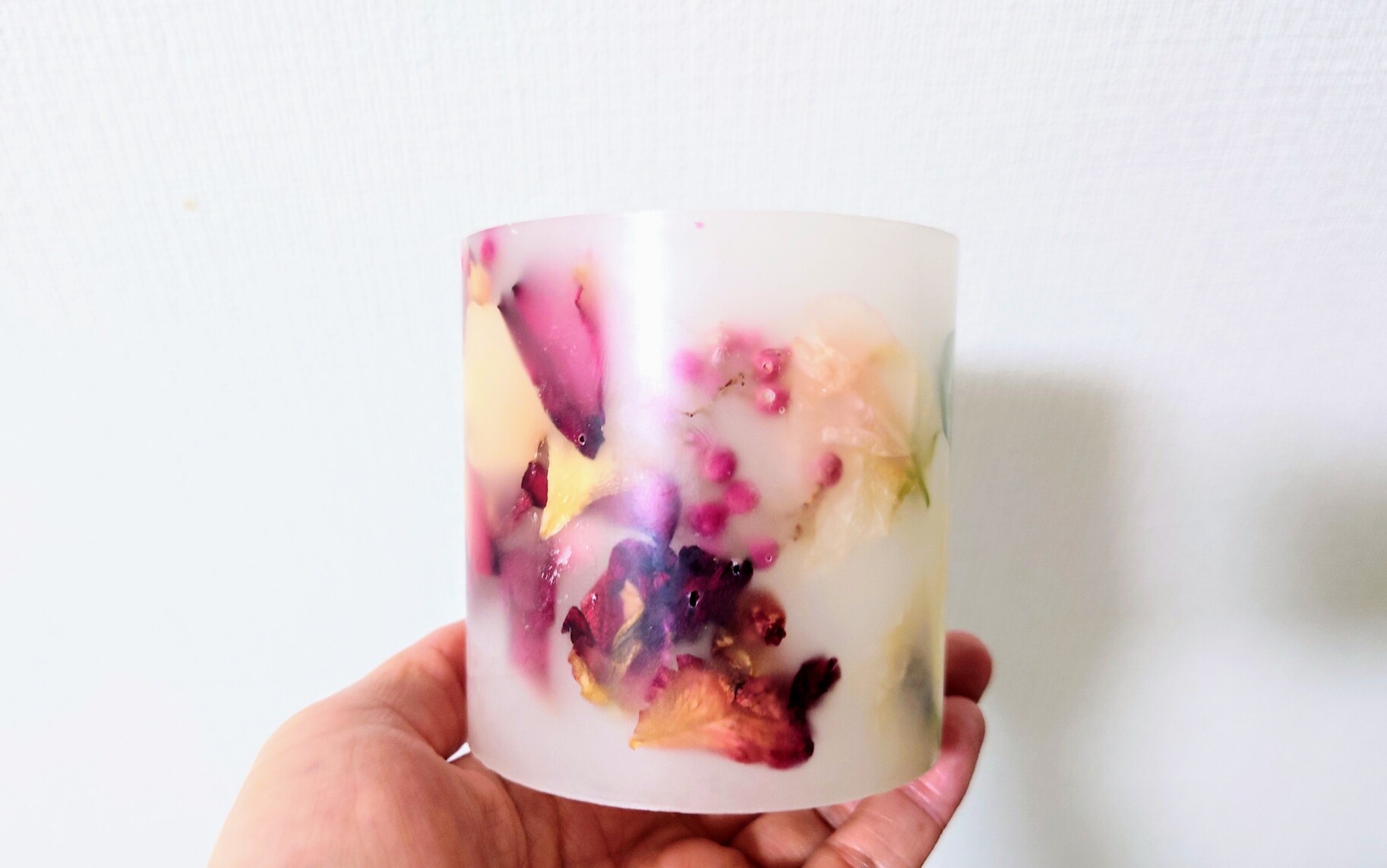 新宿フラワークラフト体験工房 LEDライト専用ボタニカルランタン作り