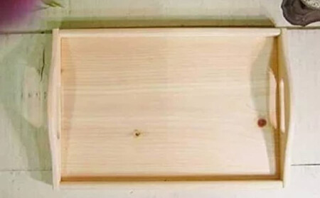 トレイ スクエア型 ひのきトレイ