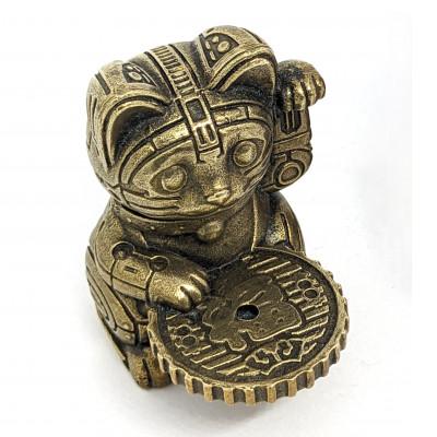 ふるさと納税 高岡市 福香 -FUKKA-　招き猫/MANEKINEKO　ゴールド　お香立て　 |  | 01