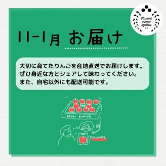 【限定】りんごの木オーナー制度2023「サンふじ」5kg×2箱 計10kg(1箱/約15個) ※着日指定不可 ※沖縄・離島への配送不可 ※2023年11月上旬～2024年1月上旬頃に順次発送予定