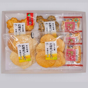 人気！手焼きせんべい5袋詰め合わせ（餃子、醤油、黒胡椒、黒胡麻、七味） ｜ せんべい 煎餅 おせんべい 餃子 宇都宮餃子 国産有機米 添加物不使用 本醸造醤油