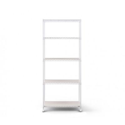 ふるさと納税 大河原町 カラーメタルラック ウッドボード付き CMM-75185B 白 アイリスオーヤマ[53753286] |  | 03