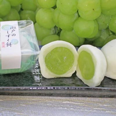 ふるさと納税 さぬき市 【風月堂】「瀬戸のしずく餅」 8個入り　〜大きなマスカットを包んだ果実のお菓子〜 |  | 01