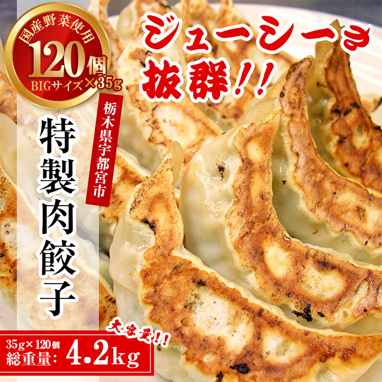 
                  冷凍餃子 テレビで紹介！餃子専門店 宇都宮 悟空 特製肉餃子120個入 ❘ 餃子 冷凍 ぎょうざ ギョーザ 大容量 肉たっぷり 肉多め 大きい 人気 名物 行列 国産野菜 国産豚肉 ジューシー スタミナ パリパリ もちもち グルメ おかず おつまみ 栃木県 簡単 小分け 冷凍食品
                