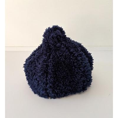 ふるさと納税 丹波市 ドングリ帽子(ブルー・大人サイズ58cm)