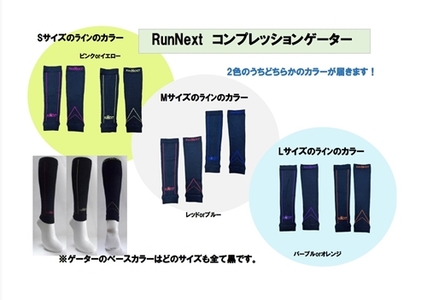 トレーニングセット　Mサイズ／RunNext　スポーツ用　ソックス　靴下　ゲーター　ウォーキング　ジョギング　奈良県　葛城市【next008】
