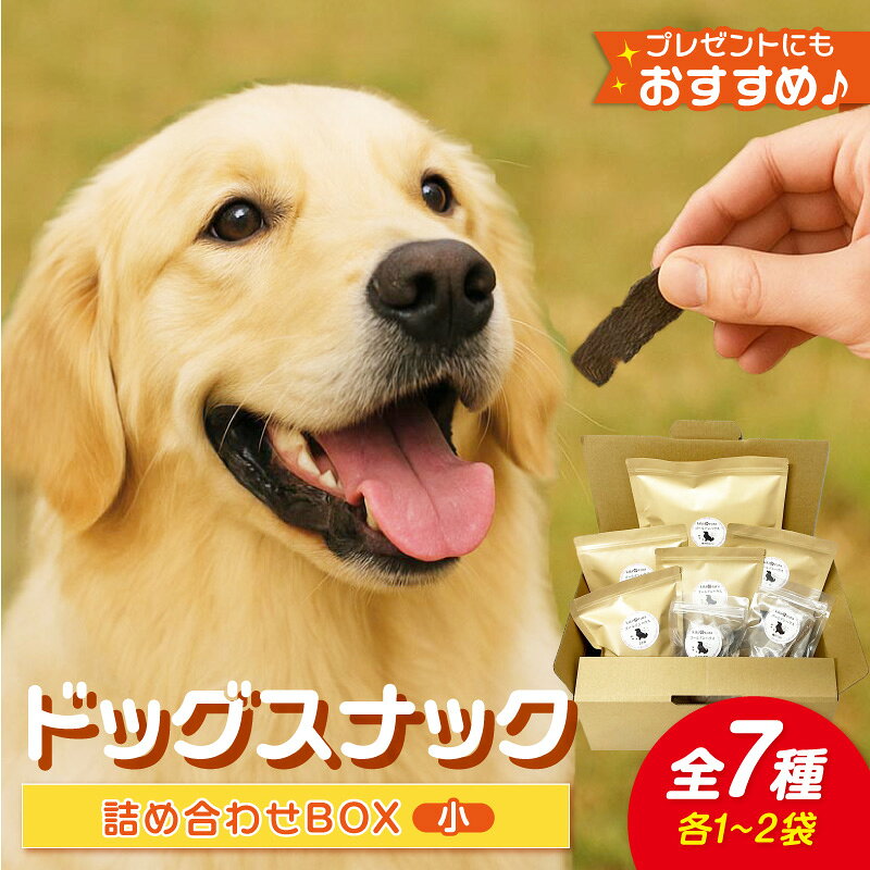 【ふるさと納税】ドッグスナック詰め合わせBOX【小】【090-0002】