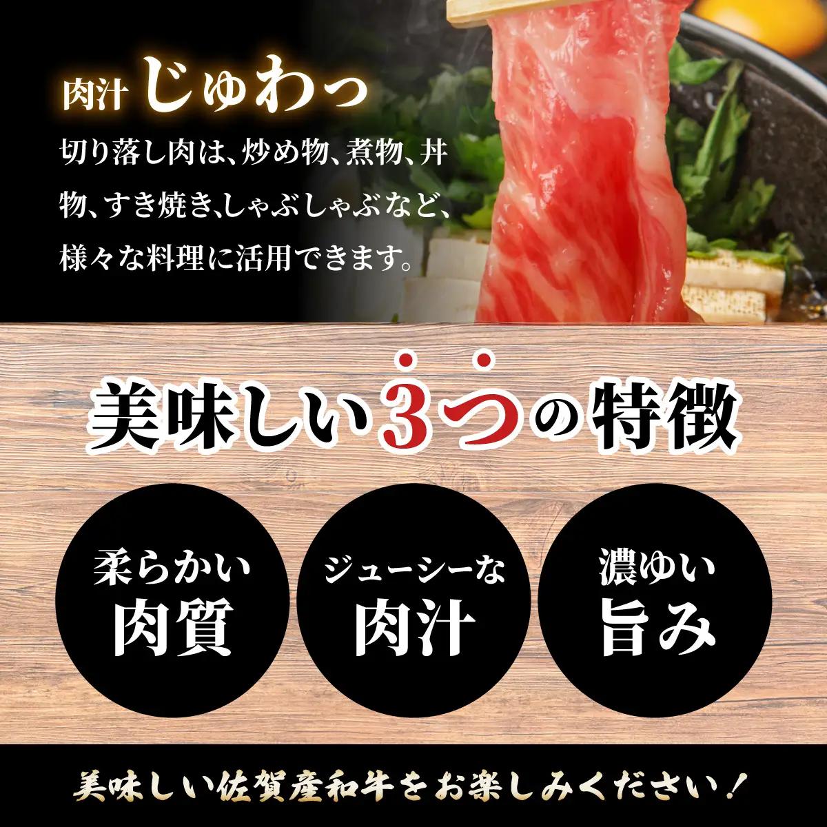 佐賀牛切落し540g