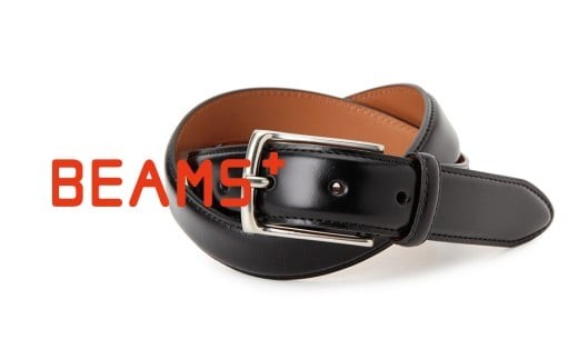 
                  【BEAMS PLUS】コードバンベルト〈ブラック〉| 馬革 レザー 紳士 男性 ベルト コードバン ビジネス カジュアル 上品 シンプル 黒 ギフト 贈答 贈り物
                
