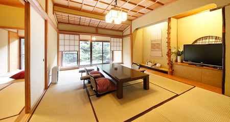 本格会席と源泉の湯　修善寺絆+　お泊り商品券120,000円分