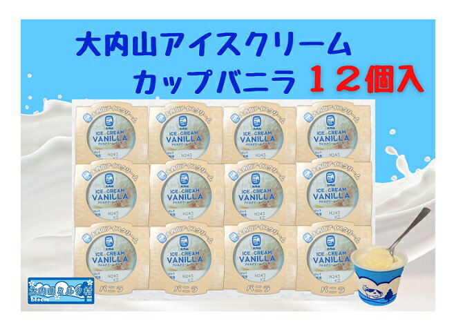 【ふるさと納税】（冷凍）大内山アイスクリーム　カップバニラ20個入 ／ 大紀町　大内山ミルク村　大内山乳製品　大内山酪農