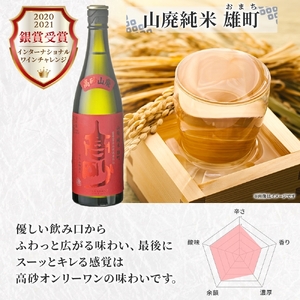 0016-106-03 高砂 IWC受賞酒 山廃 辛口2種セット 720ml×各1本 山廃純米雄町 山廃純米辛口