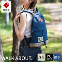 【ふるさと納税】豊岡鞄 WALK ABOUT WOODS Mei 15L ネイビー / おしゃれ バッグ カバン かばん リュック