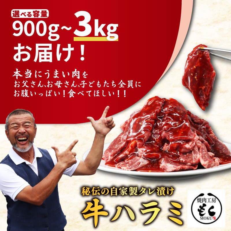 たれ漬け牛ハラミ900g 牛肉 はらみ ワケアリ 焼肉 焼き 肉 ワケアリ やわらか バーベキュー BBQ ご米のお供 ふるさと納税 たれ漬け牛ハラミ 牛肉 味付け おいしい 小分け 個包装 冷凍 焼
