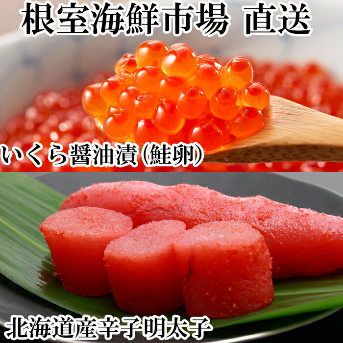 【ふるさと納税】いくら醤油漬け(鮭卵)70g×1P、辛子明太子300g×1P G-11063
