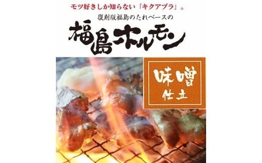 No.1245福島ホルモン　味噌仕立て　麓山高原豚使用　【5パック入】
