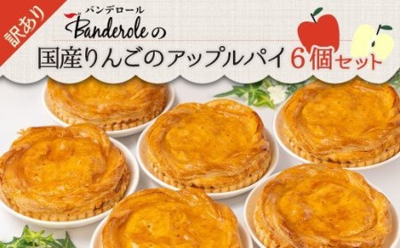 スイーツ 訳あり アップルパイ 国産りんご 6個セット 洋菓子 工場直売 （ 訳あり ｽｲｰﾂ ｽｲｰﾂ 訳あり品 りんご ｽｲｰﾂ 訳あり 工場直売 訳あり ｽｲｰﾂ ｽｲｰﾂ 訳あり ｾｯﾄ 訳あ