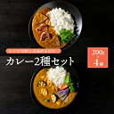 【ふるさと納税】 山形 和牛 カレー ( 200g ×2袋)と かほく イタリア ベジタブル カレー(200g×2袋)の セット