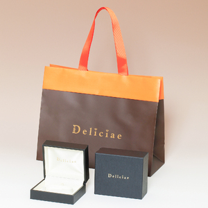 Deliciae PT900 テニスブレスレット【19cm】ダイヤモンド【ライトBR】【2.1ct】エクセレントロック付 　商品番号TB-2_19_RB_pt