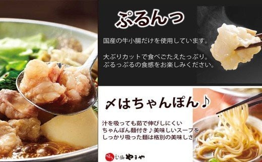 もつ鍋 やまや 6回 定期便 博多もつ鍋 牛もつ 600g たっぷり セット 5～6人前 ちゃんぽん麺 薬味付 総計30人前 [やまやコミュニケーションズ 福岡県 宇美町 um40azo860013] 牛もつ 具材 モツ鍋 牛ホルモン セット
