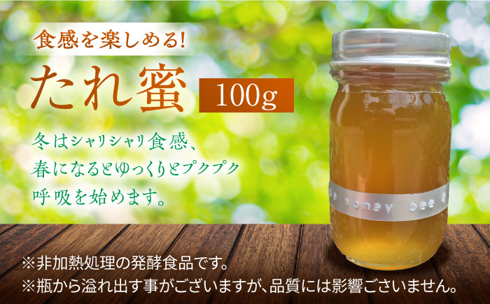 超希少【天然】日本蜜蜂の生はちみつ たれ蜜・花粉蜜 計200g ハニーディッパー付き　【食べチョクアワード2023 3位入賞】　 日田市/総合環境計画研究所 the honey shop [ARBN0