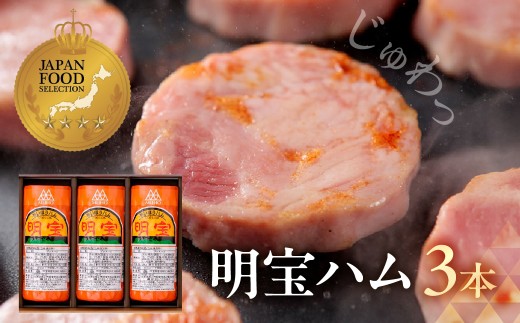 訳あり 簡易包装 明宝ハム３本入 約1kg /プレスハム ポークハム 国産豚肉 人気 おつまみ 肉 おかず 岐阜県 名産品 バーベキュー 食品 精肉 肉加工品 加工品 ハム ステーキ ギフト セット BBQ お中元 お歳暮 お返し 真空 冷蔵 明宝 めいほう 郡上市 ハム スライス お正月用13000円 G0555