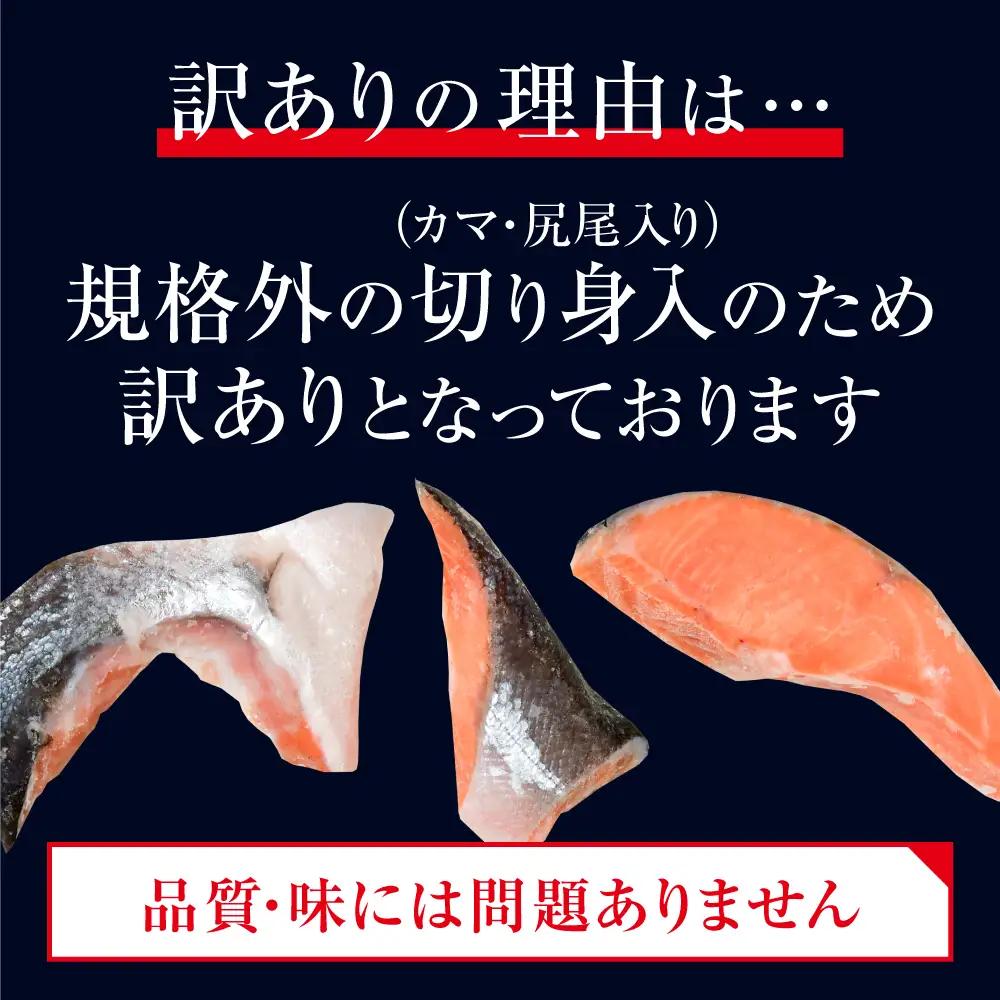 訳あり 鮭 紅鮭 1kg 切り身 [ 宮城県 塩竈市 ] 鮭 さけ