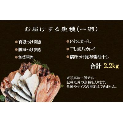 ふるさと納税 鹿部町 訳あり干物 詰め合わせ 2.2kg R22 |  | 01