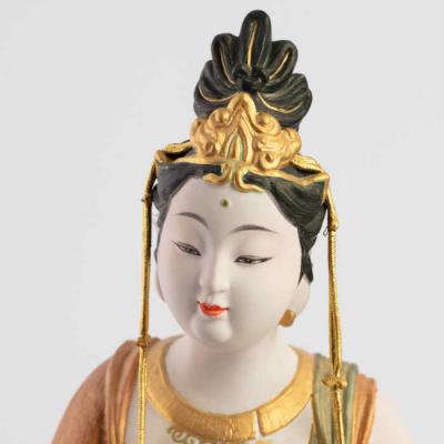 ふるさと納税 糸島市 伝統工芸 博多人形 の 巨匠 が 作る「 如意宝珠観音 」/天平工房[AJF001] |  | 01