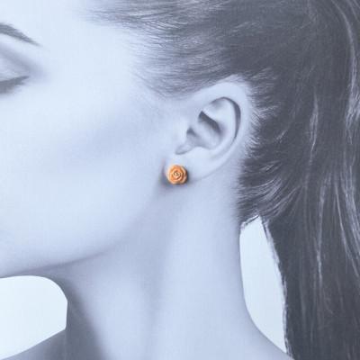 ふるさと納税 茅ヶ崎市 ArtOpus. ネックレスイヤリングセット 薔薇 オレンジ 湘南 茅ヶ崎市 陶磁器 アクセサリー |  | 02