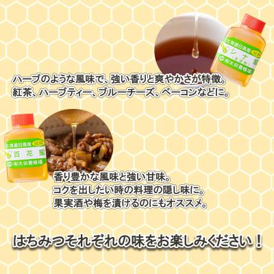 ふるさと納税 新ひだか町 北海道産天然はちみつ5種 200g(各40g)お試し食べ比べセット |  | 02
