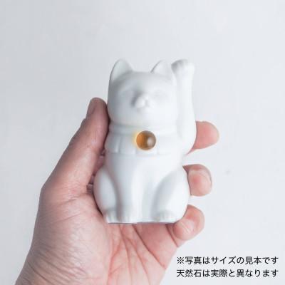 ふるさと納税 瀬戸市 【招き猫】瀬戸焼 Jeramic 2体セット　アメジスト(2月) |  | 02