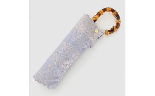 
槙田商店【晴雨兼用】折りたたみ傘 kirie ペイズリー:アイスブルー
