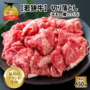 【ふるさと納税】【福井のブランド牛肉】若狭牛 切り落とし 225g×2パック 計450g【 モモ・肩・バラ】| 肉 牛肉 国産 黒毛和牛 和牛 冷凍 225グラム×2 450グラム