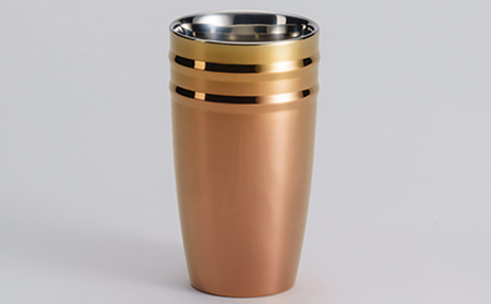 LIFE UW FACTORY タンブラーカラー（ライン2本） 食器 グラス コップ 雑貨 加工品  ブラック