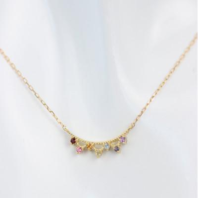 ふるさと納税 山梨県 K10YG アミュレット メレーダイヤ 0.07ct リバーシブルペンダント(1点) |  | 01